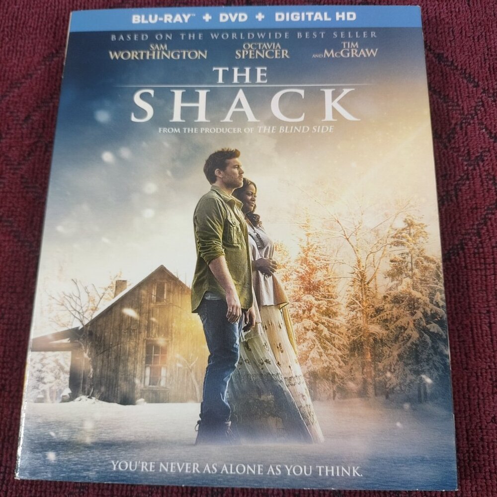 The Shack - 2017 - Drama - 2 Disc Blu/ray DVD w/Slipcover- Used